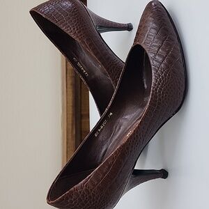 Vintage Sutton Plaza 80s brown heels size‎ 7